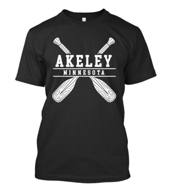 Akeley Minnesota Lake Paddle Adventure Outdoor Nature T-Shirt
