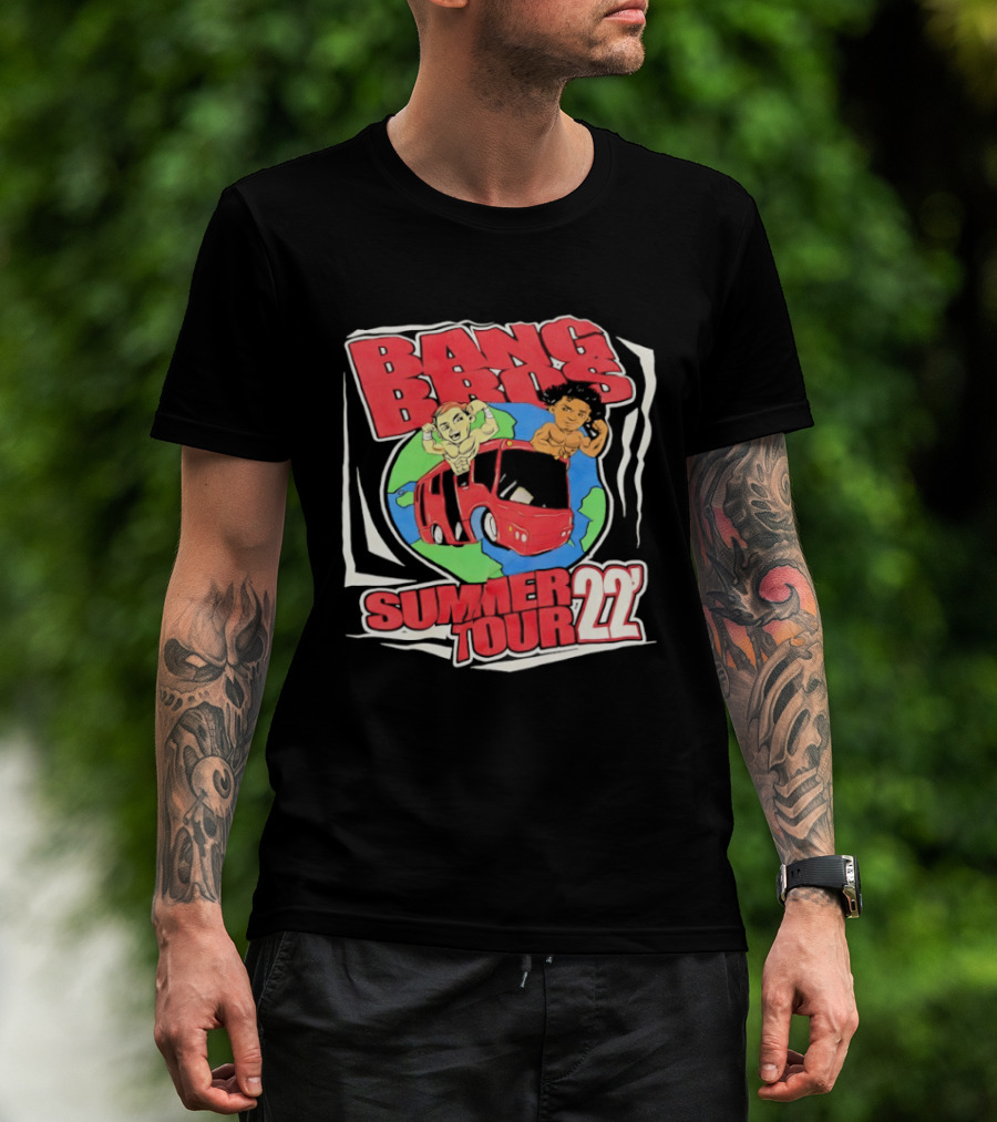 Bang Bros Summer Tour 2022 Globe And Van Adventure T-Shirt