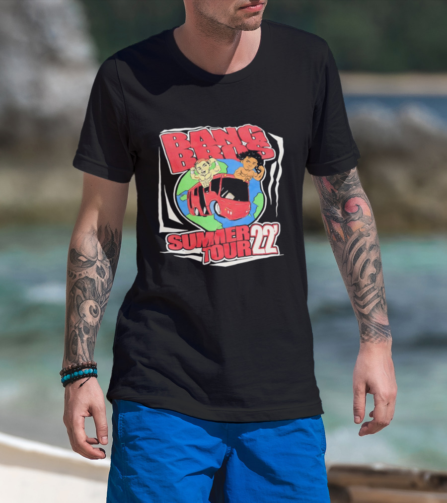 Bang Bros Summer Tour 2022 Globe And Van Adventure T-Shirt