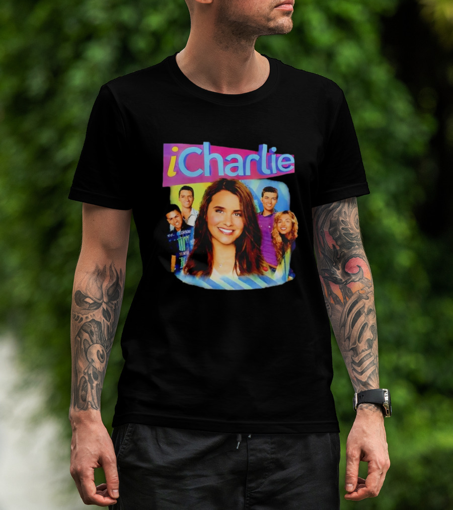 ICharlie Cast Colorful Group Image T-Shirt