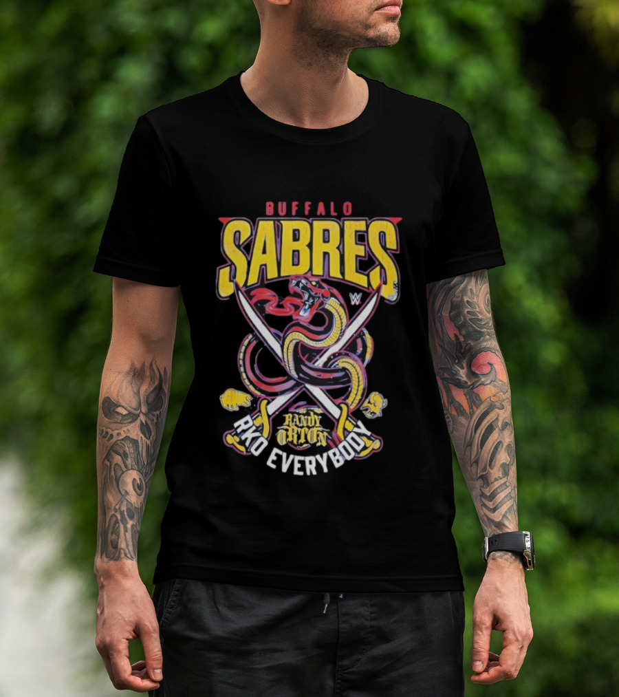 Buffalo Sabres Randy Orton Snake RKO Everybody T-Shirt