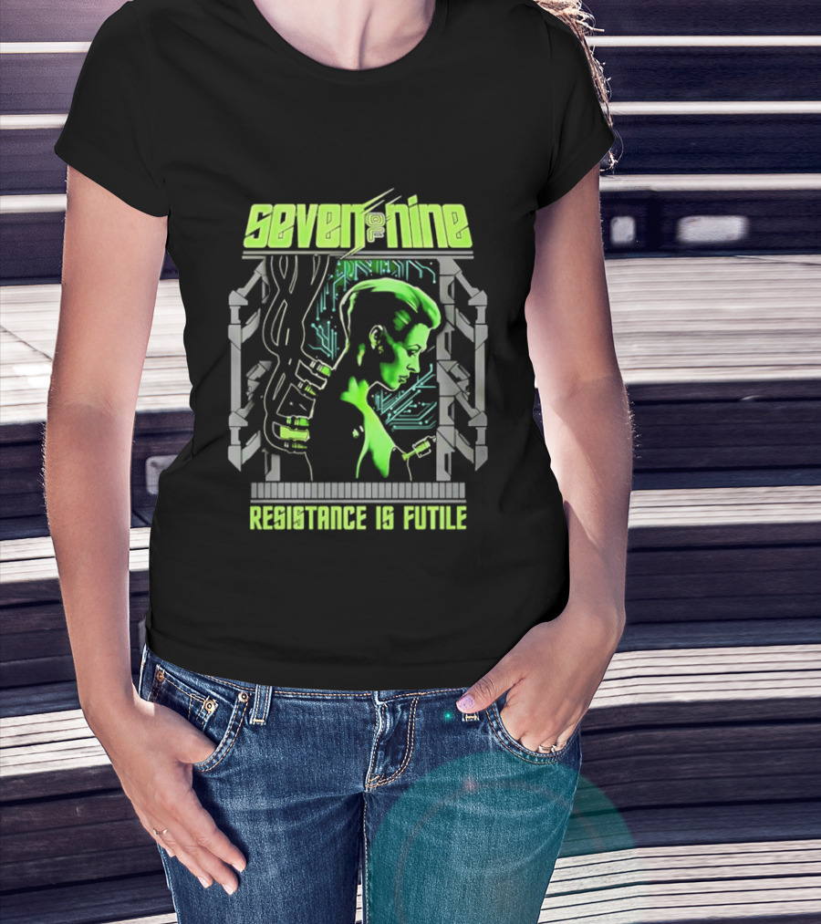 Seven Of Nine Resistance Is Futile Borg Assimilation T-Shirt