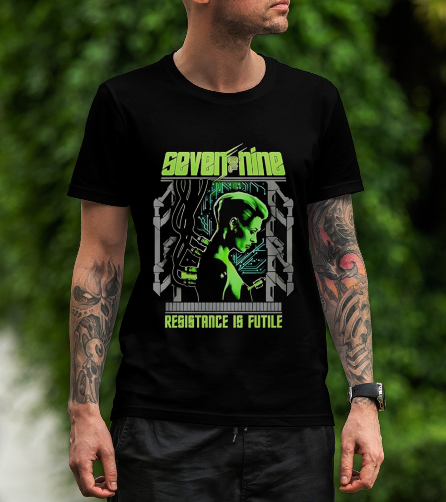 Seven Of Nine Resistance Is Futile Borg Assimilation T-Shirt