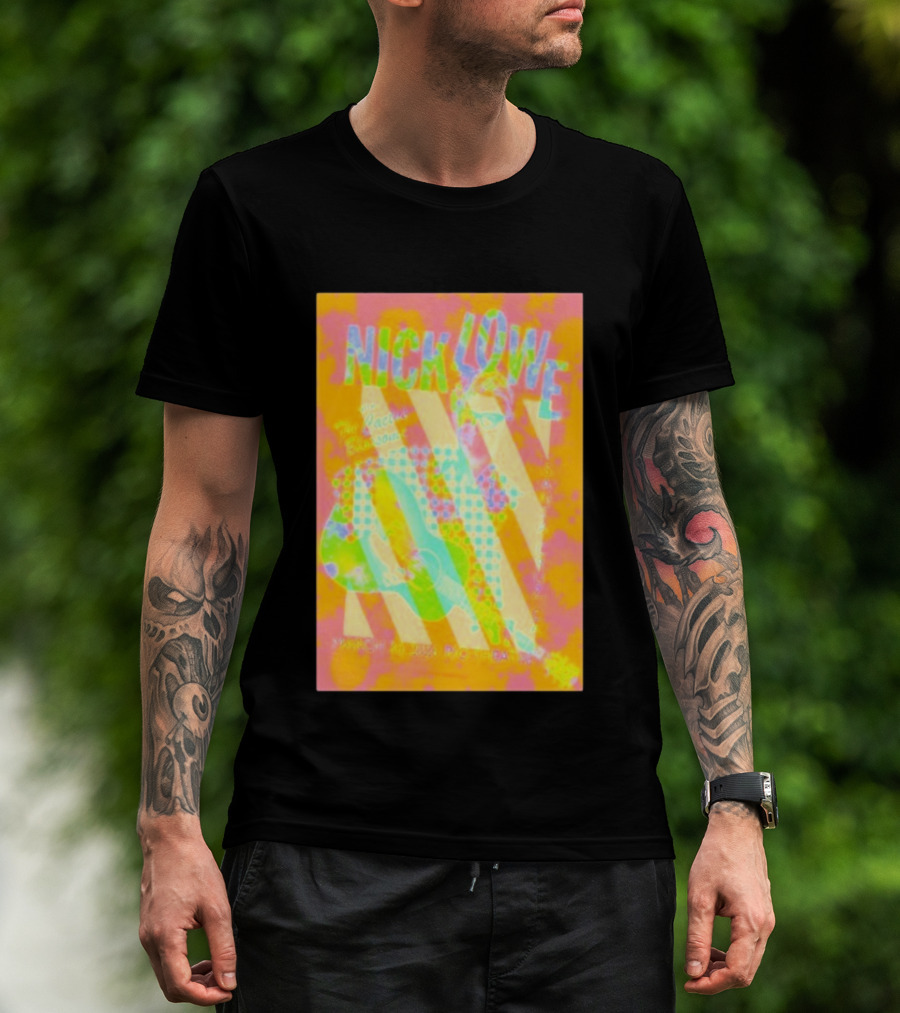 Nick Lowe The Catalyst Santa Cruz March 30 2026 T-Shirt