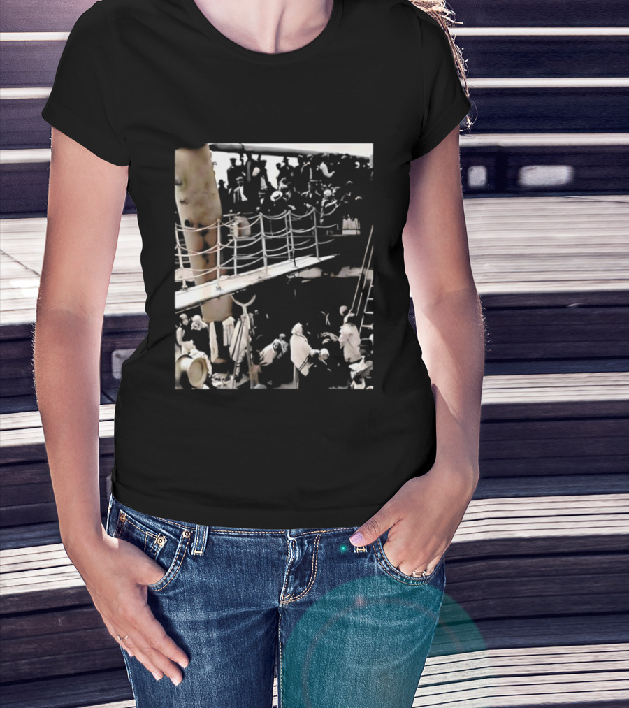 The Steerage Alfred Stieglitz Iconic Photographic Image Steamship Passengers 20th Century T-Shirt