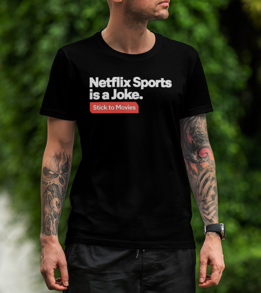 Off Duty Lifeguard Save Yourself Netflix Sports Is A Joke Stick To Movies T-Shirt