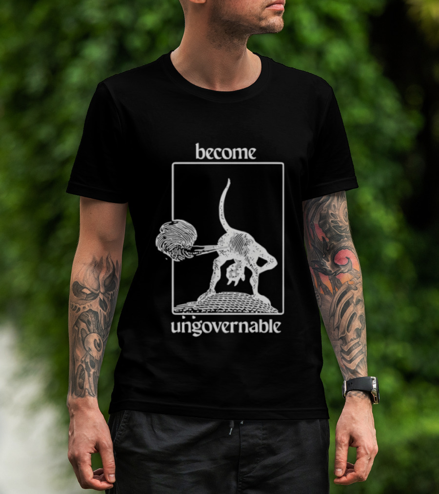 Become Ungovernable Possum With Bat T-Shirt