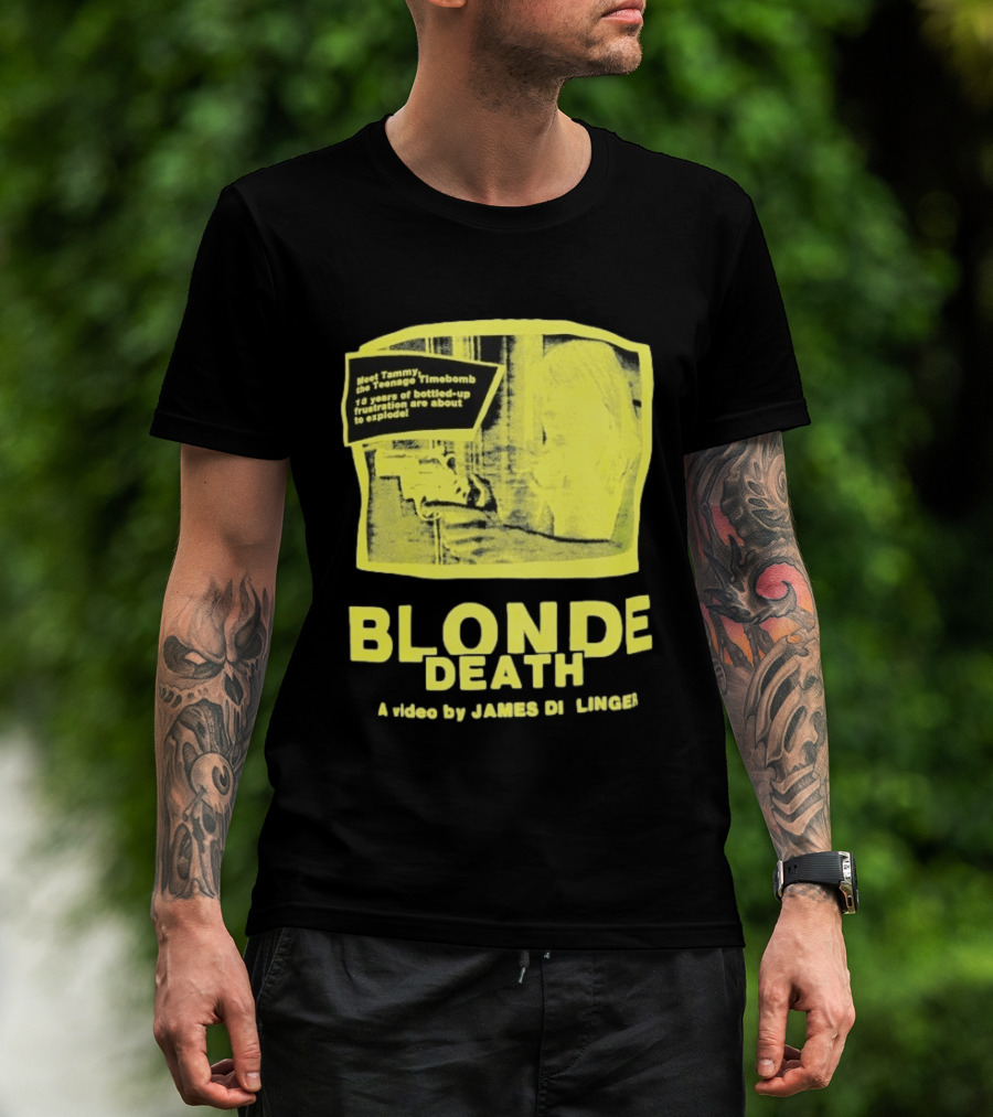 Blonde Death Teenage Timebomb Video By James D Lange 12 Years Frustration Explosion T-Shirt