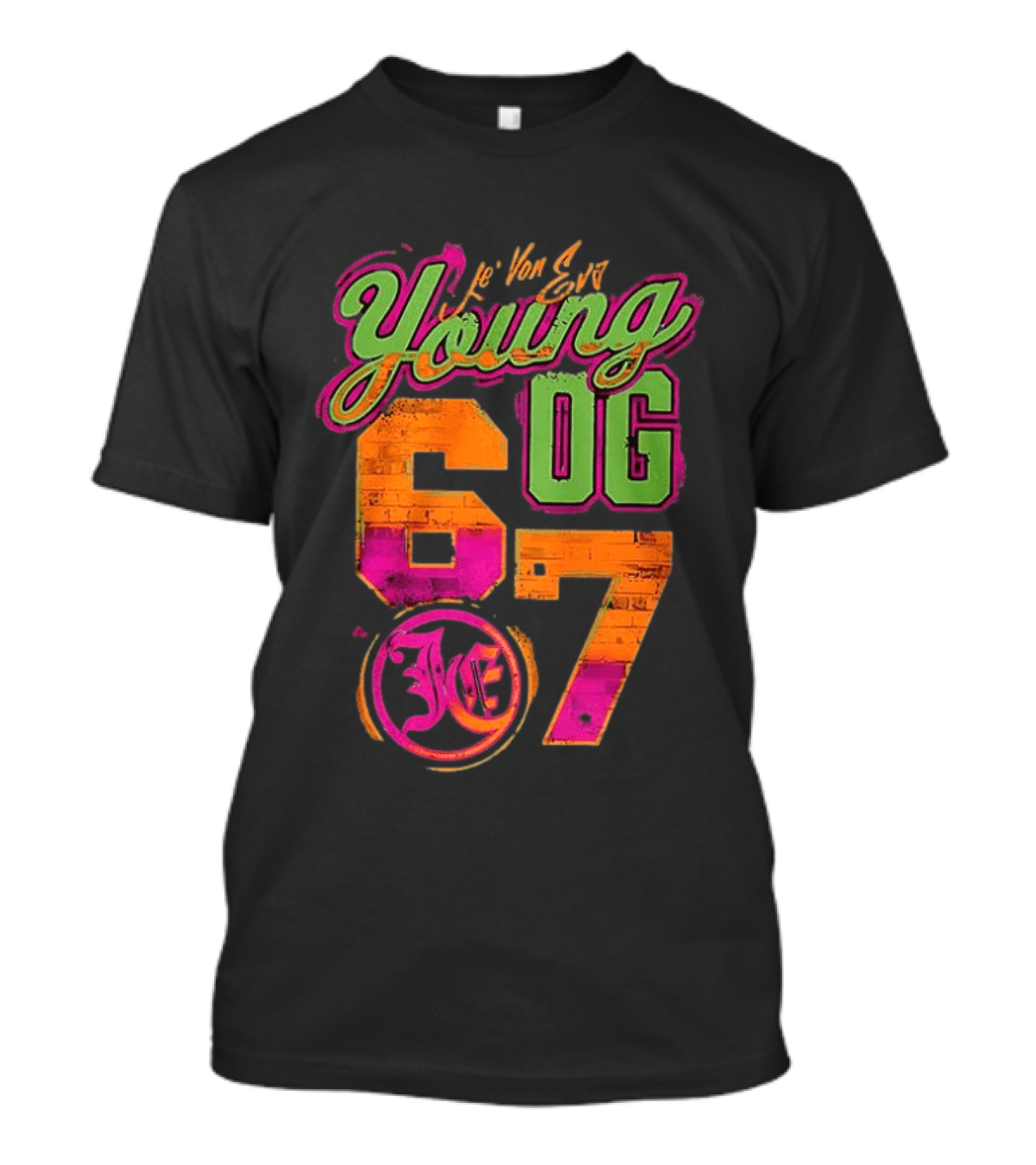 Jevon Evans Young OG 67 Pride Vibrant Streetwear T-Shirt