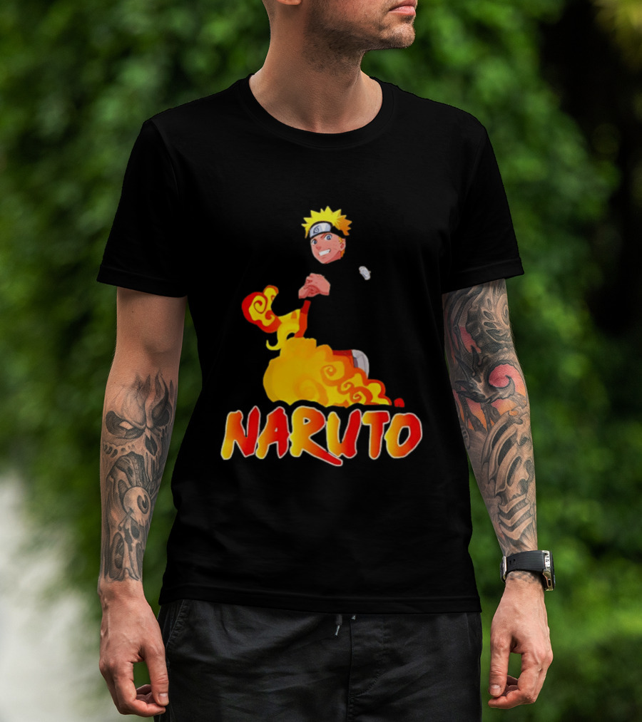 Naruto Atlanta Hawks Vintage 90s Style Anime T-Shirt