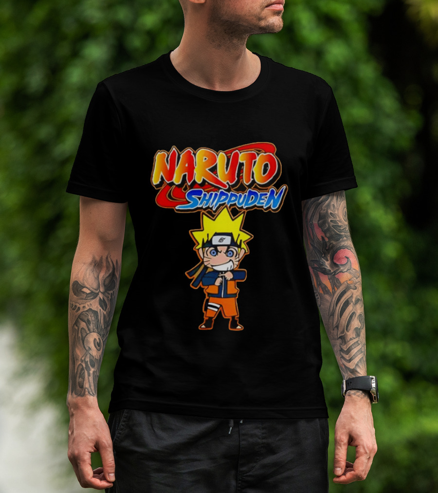 Naruto Shippuden Atlanta Hawks Crossover Featuring Naruto Uzumaki T-Shirt