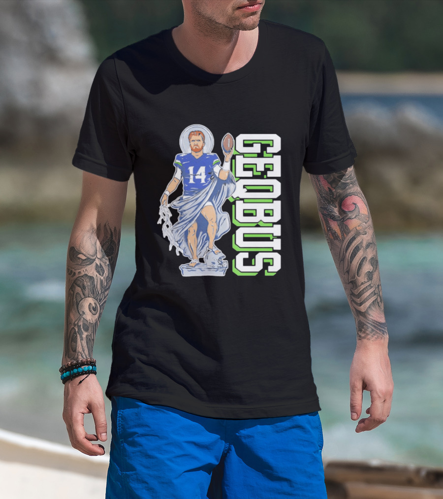 Sam Darnold Sea Geqbus Football Halo 14 Jersey T-Shirt