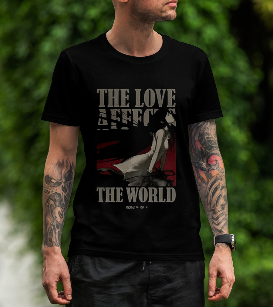 The Love Affects The World Vintage Statue Art Influence T-Shirt