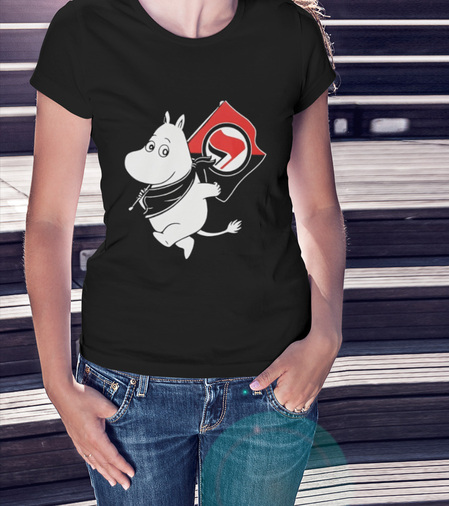 Tom Morello Antifa Moomin Anti Fascist T-Shirt