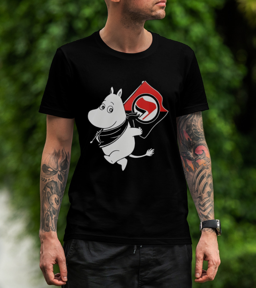 Tom Morello Antifa Moomin Anti Fascist T-Shirt