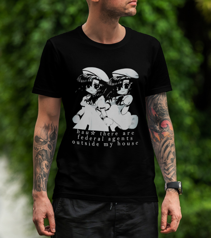 Touhou Project Series Hau There Are Federal Agents Outside My House T-Shirt
