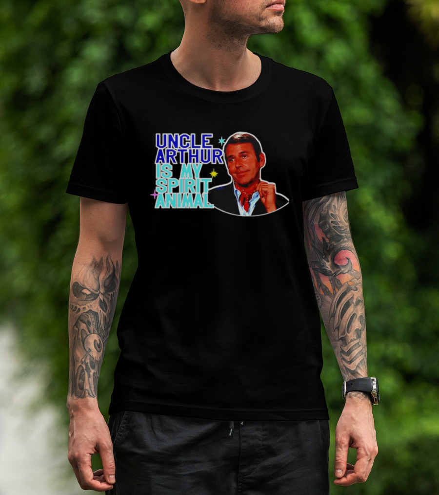 Uncle Arthur Is My Spirit Animal Bewitched Tribute Retro TV Fan Favorite T-Shirt