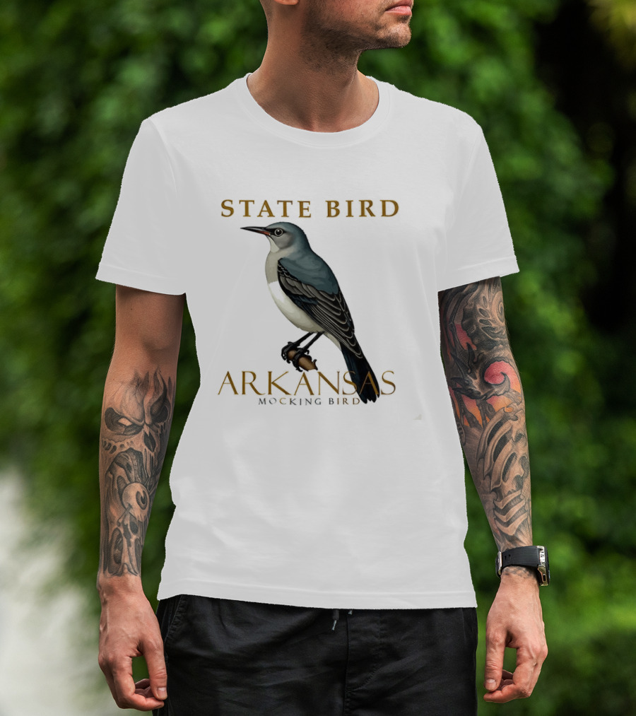 Arkansas State Bird Mockingbird T-Shirt