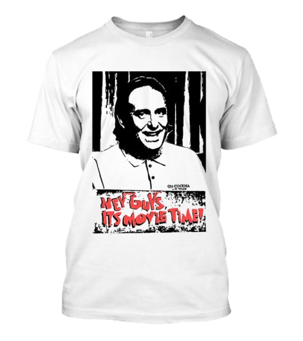 Hey Guys It's Movie Time Portrait With Signature T-Shirt