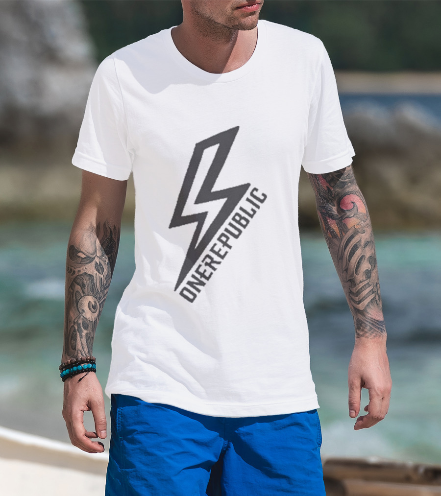 Onerepublic Lightning Bolt Tribute Fan T-Shirt