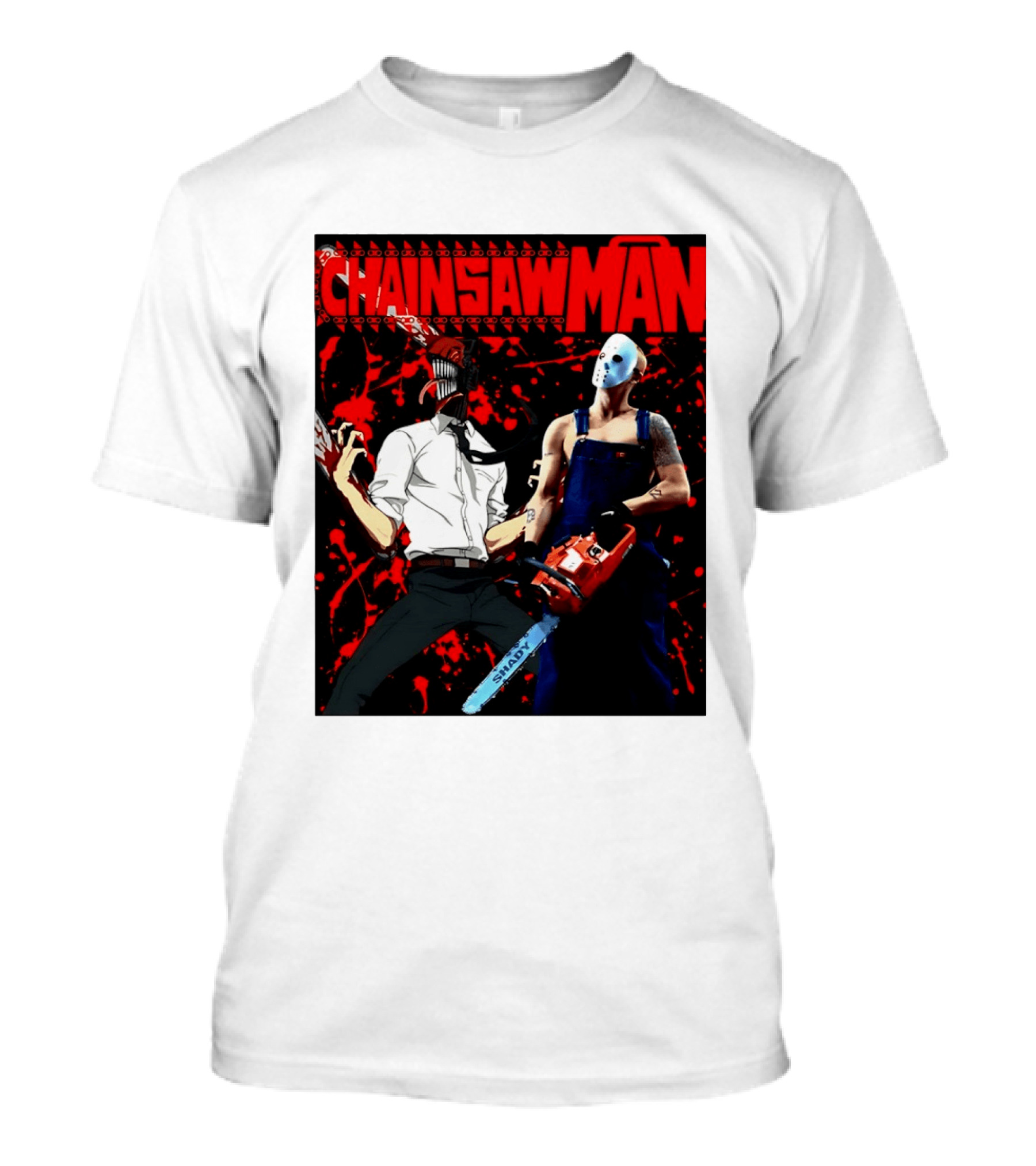 Chainsaw Man Shady Anime Horror T-Shirt