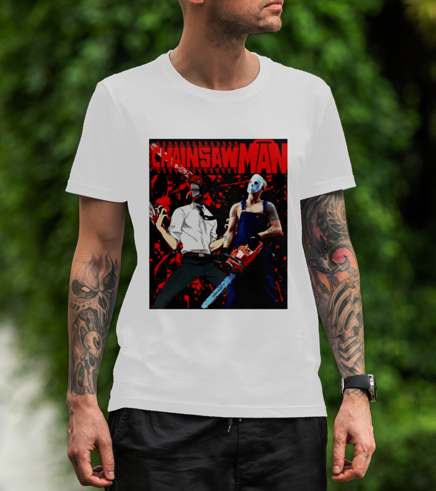 Chainsaw Man Shady Anime Horror T-Shirt