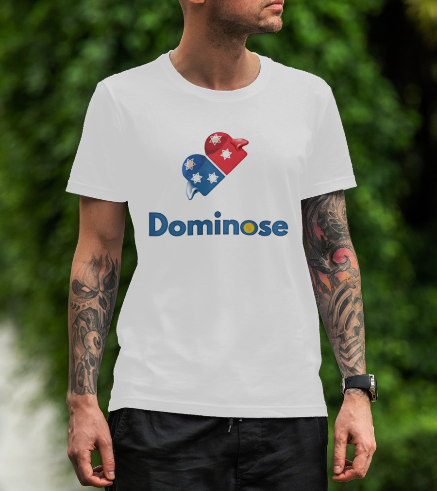 Dominoes Star Red Blue T-Shirt