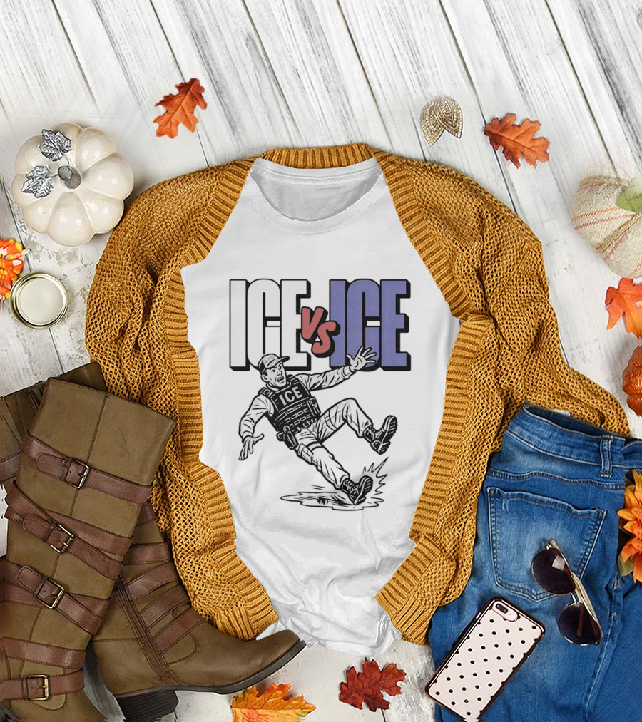 ICE vs ICE 2026 Slippery Encounter T-Shirt