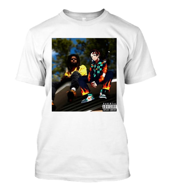 Forest Hills Scru Face Jean Tanjiro Kamado Parental Advisory Explicit Content T-Shirt