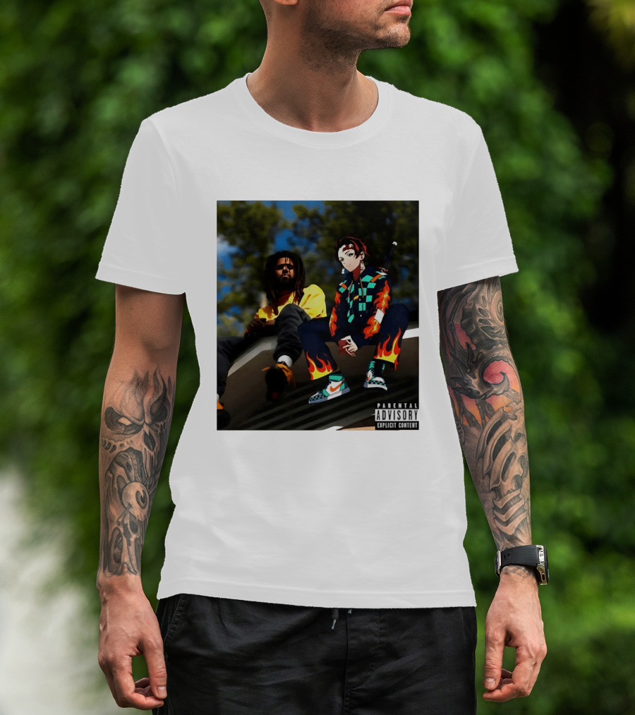 Forest Hills Scru Face Jean Tanjiro Kamado Parental Advisory Explicit Content T-Shirt