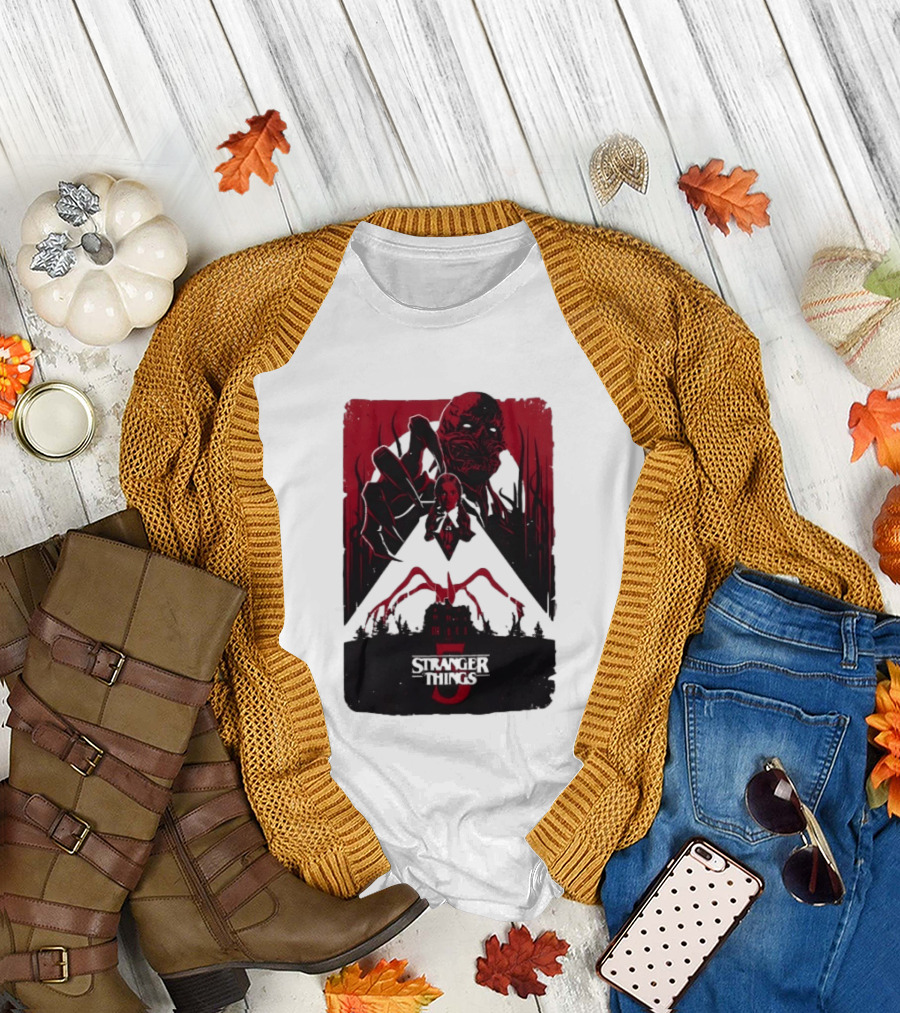 Stranger Things Season 5 Vecna Max Red T-Shirt