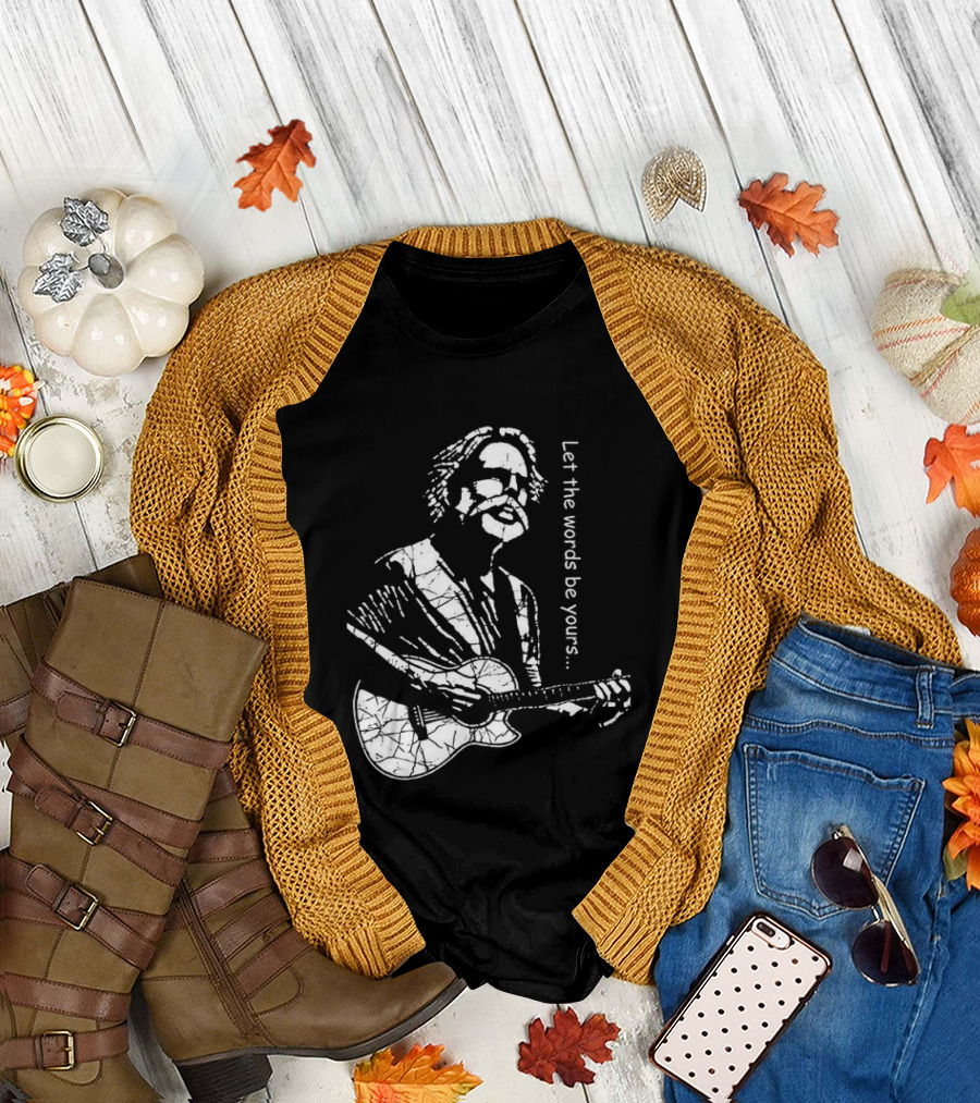 Bob Weir Let the Words Be Yours Acoustic Guitar T-Shirt