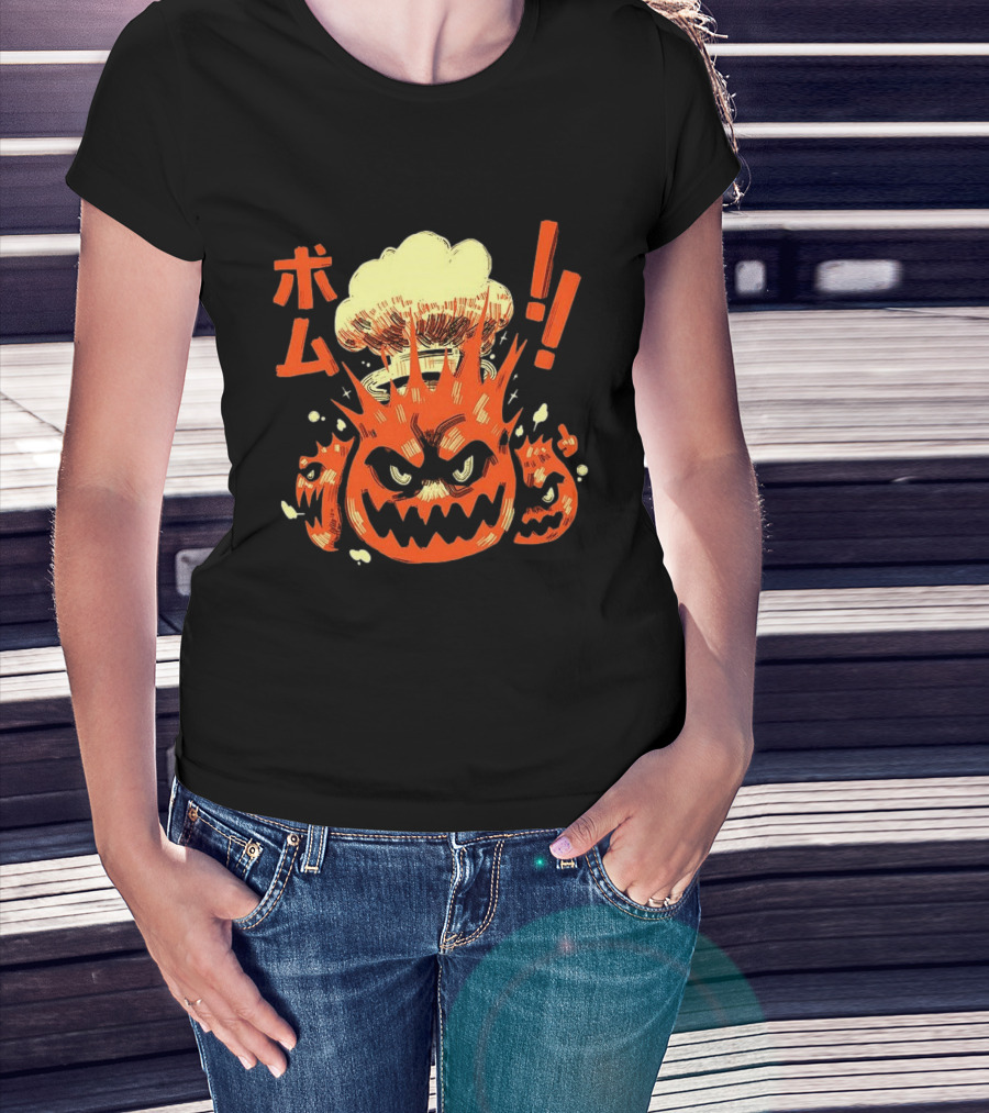 Bomu Bomber Classic Video Game Manga Explosion T-Shirt
