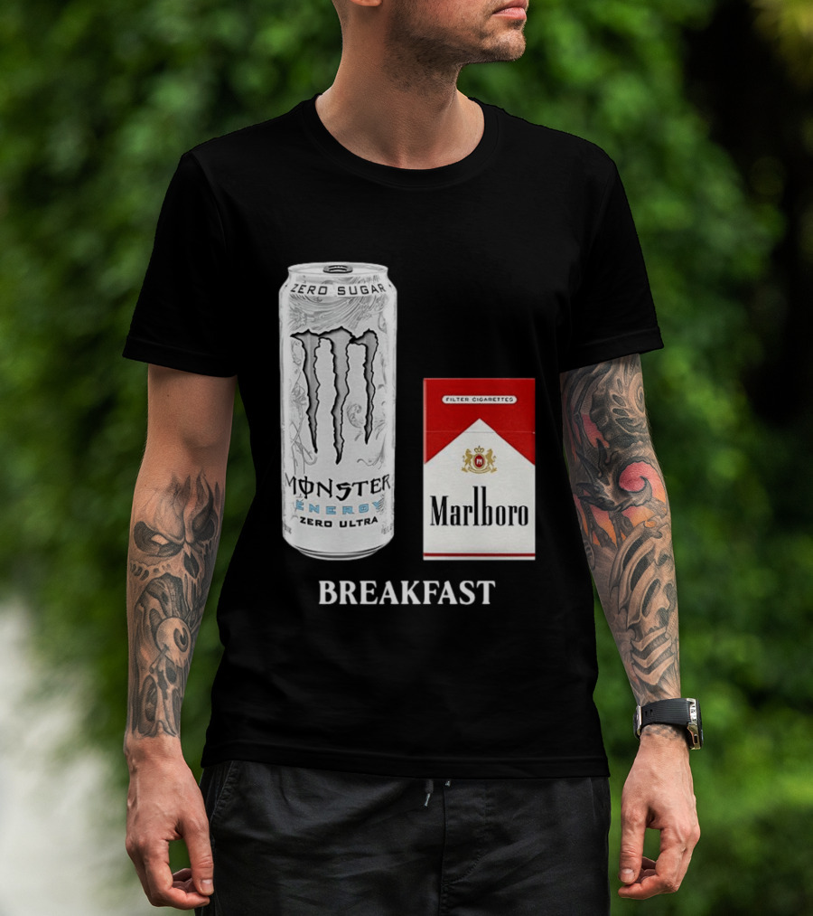 Monster Zero Ultra Marlboro Red Breakfast Combo T-Shirt