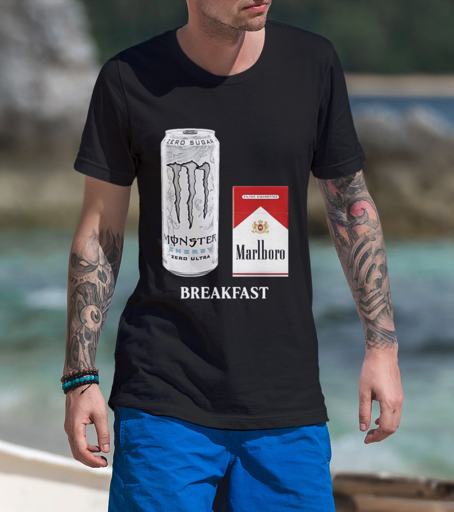 Monster Zero Ultra Marlboro Red Breakfast Combo T-Shirt