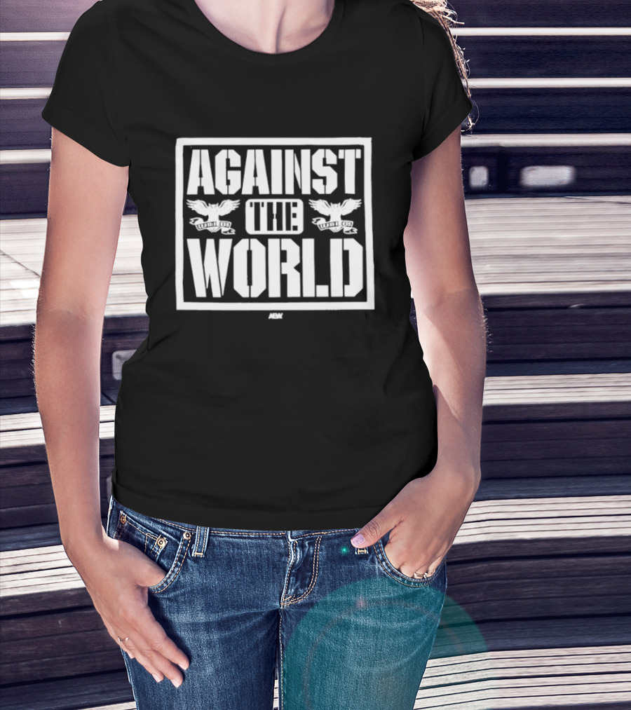 Against The World AEW Two Eagles T-Shirt