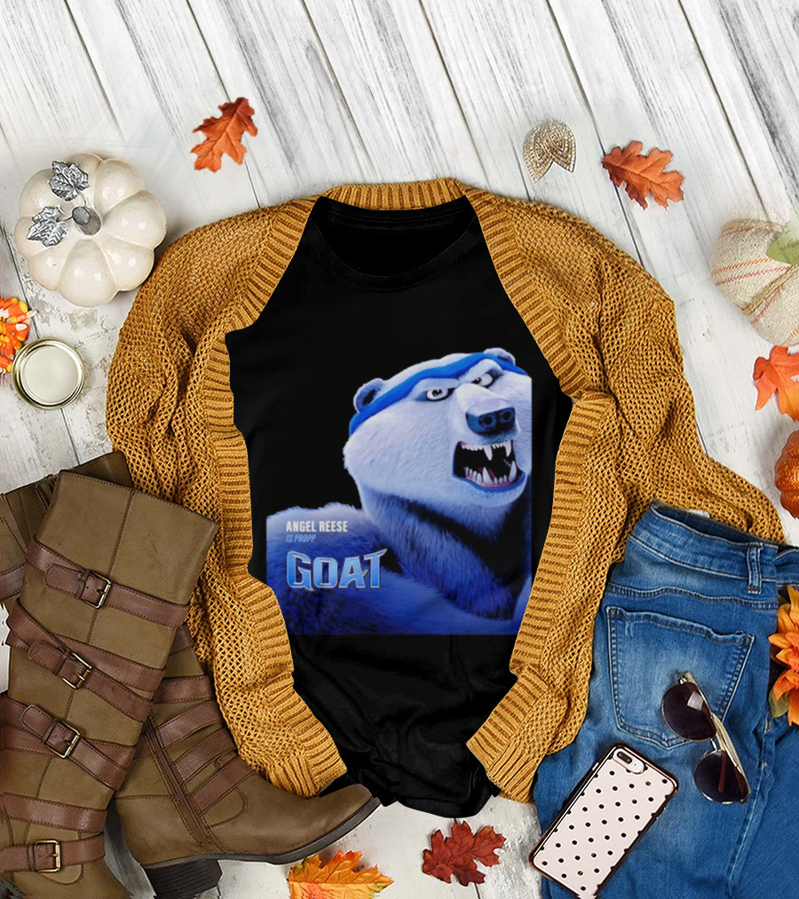Angel Reese Goat Movie Propp Bear February 13 2026 T-Shirt