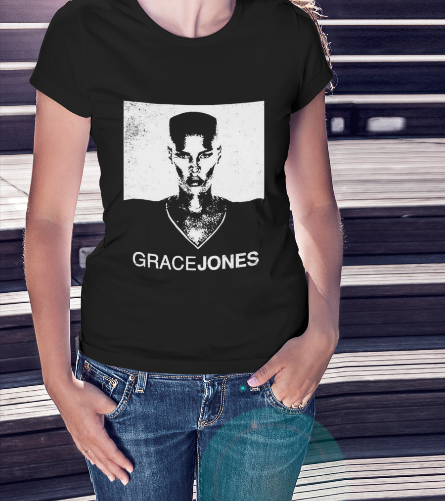 Grace Jones Classic Style Minimalist T-Shirt