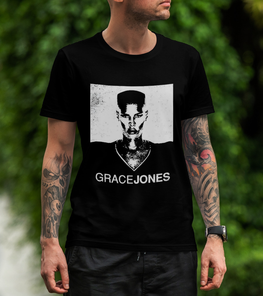 Grace Jones Classic Style Minimalist T-Shirt