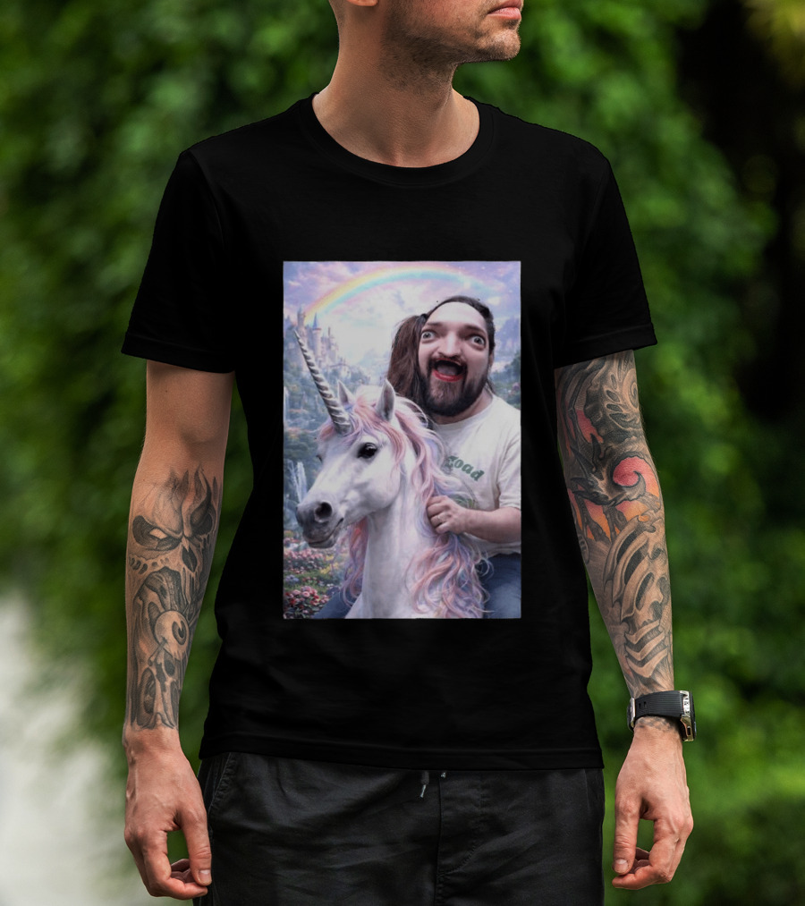 Leigh McClendon Okay Unicorn Fantasy Adventure T-Shirt