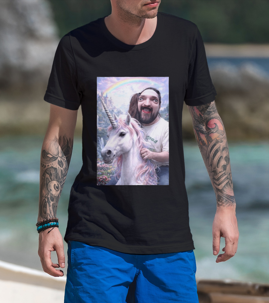 Leigh McClendon Okay Unicorn Fantasy Adventure T-Shirt
