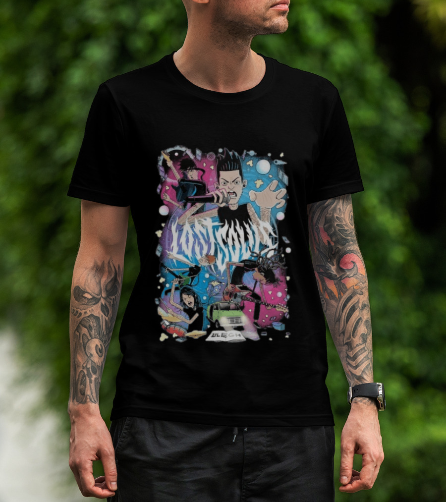 Lost Souls Lore Punk Band Anime Style Bleach T-Shirt