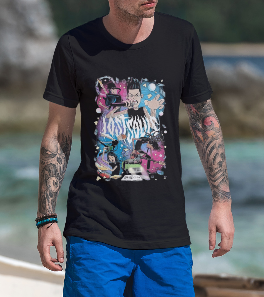 Lost Souls Lore Punk Band Anime Style Bleach T-Shirt