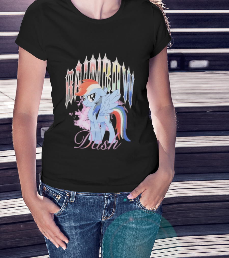 Rainbow Dash My Little Pony Colorful T-Shirt