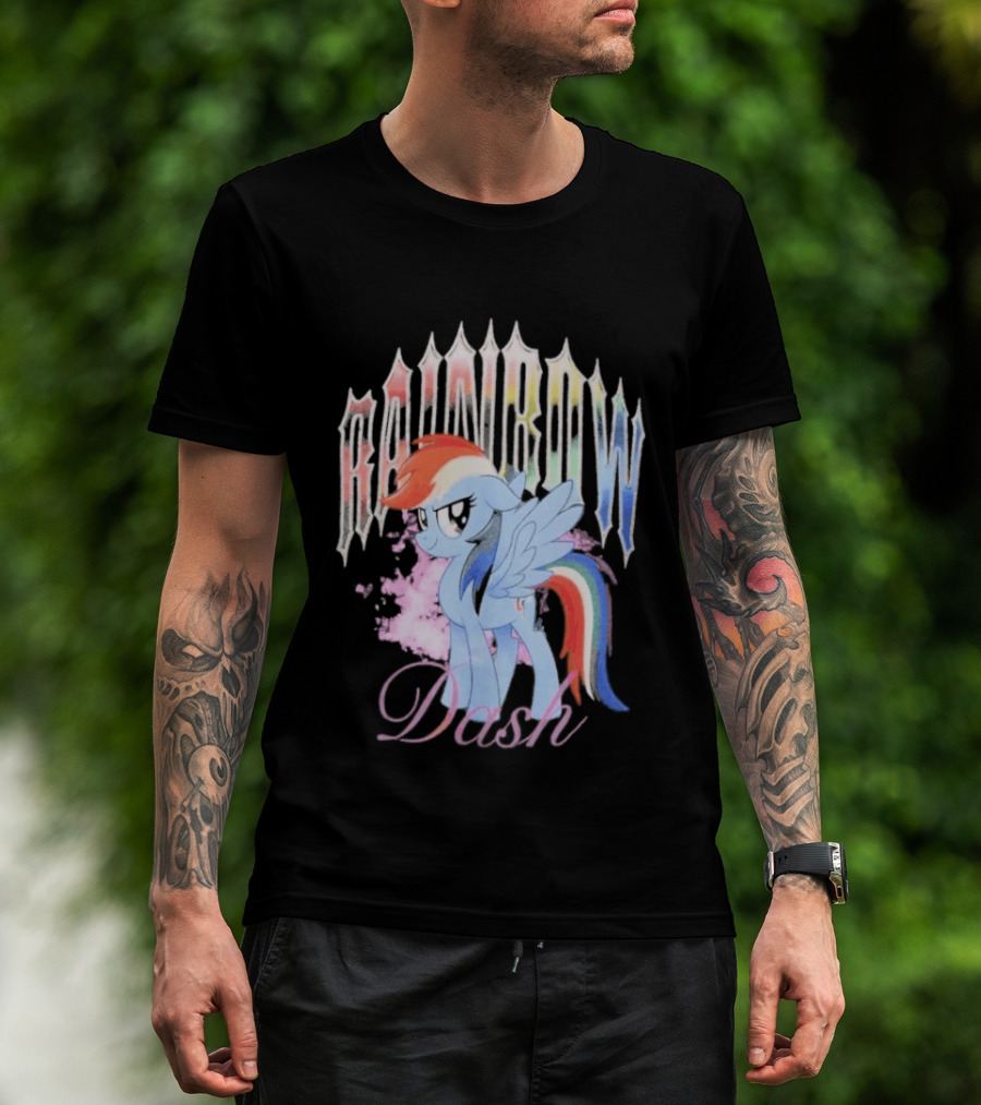 Rainbow Dash My Little Pony Colorful T-Shirt