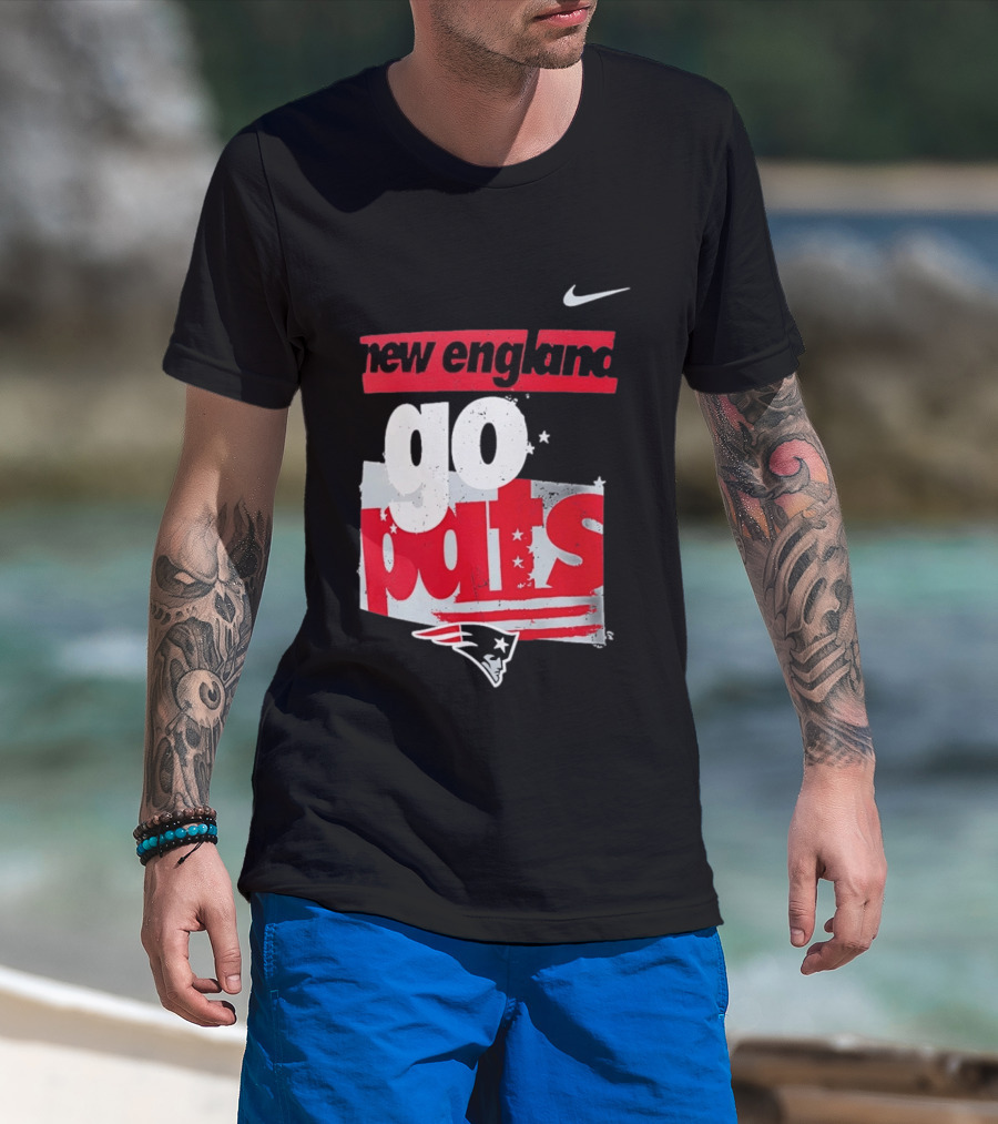 New England Go Pats Nike Patriots T-Shirt
