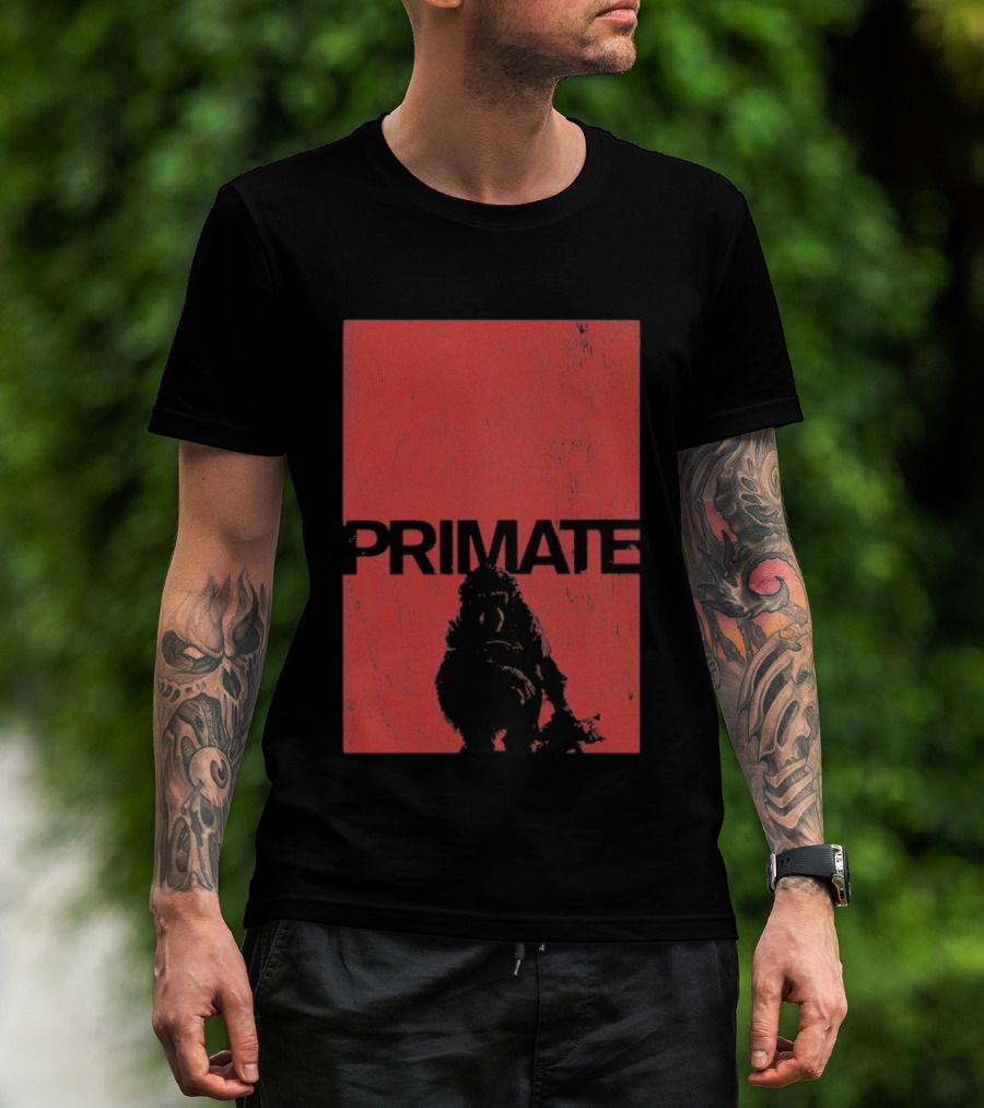 Primate Red Block T-Shirt