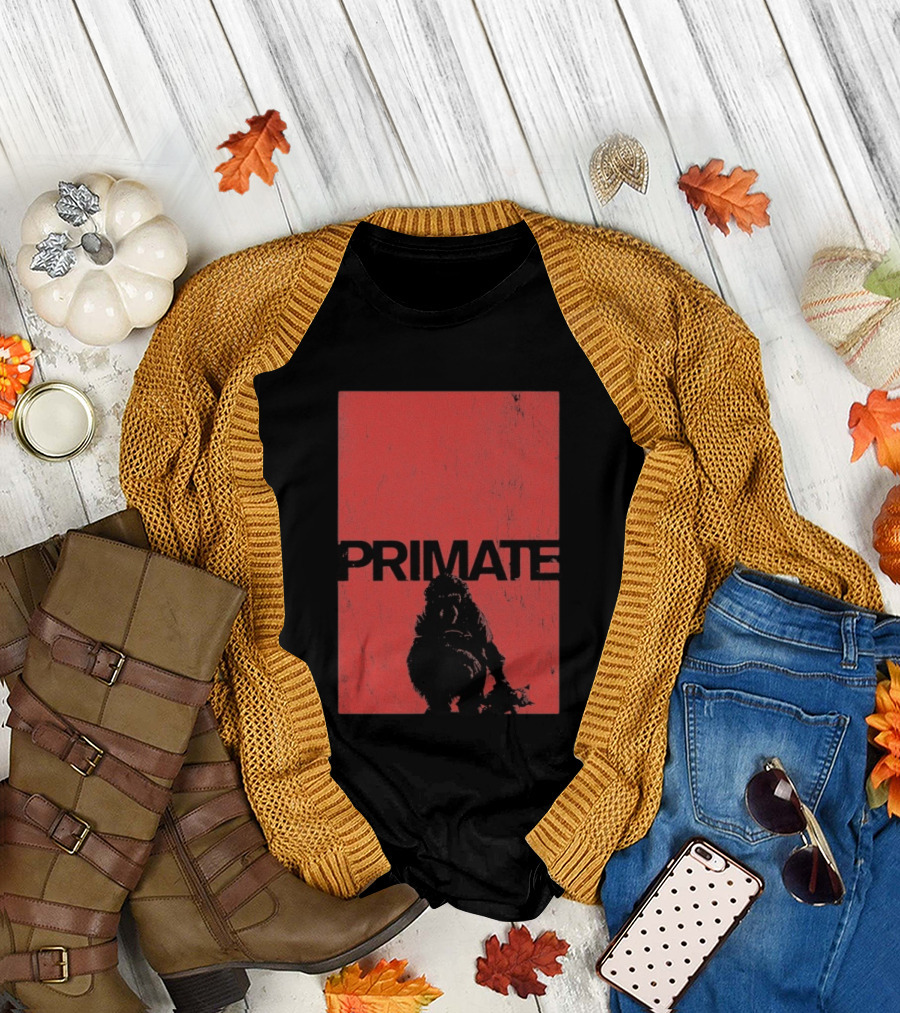 Primate Red Block T-Shirt