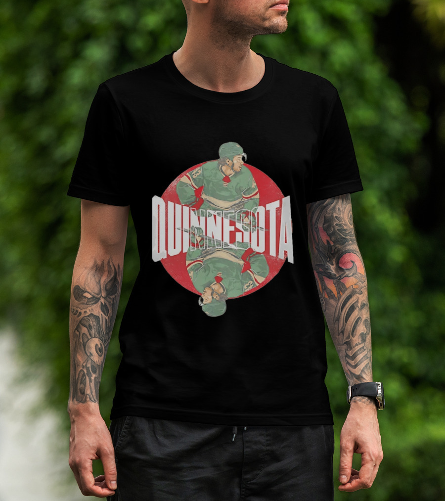 Quinnesota Reflect NHL Player Minnesota Hockey T-Shirt