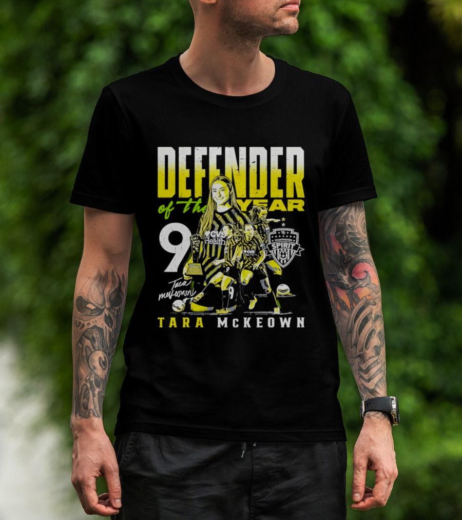 Tara McKeown Washington Spirit Defender Of The Year 2025 Number Nine T-Shirt